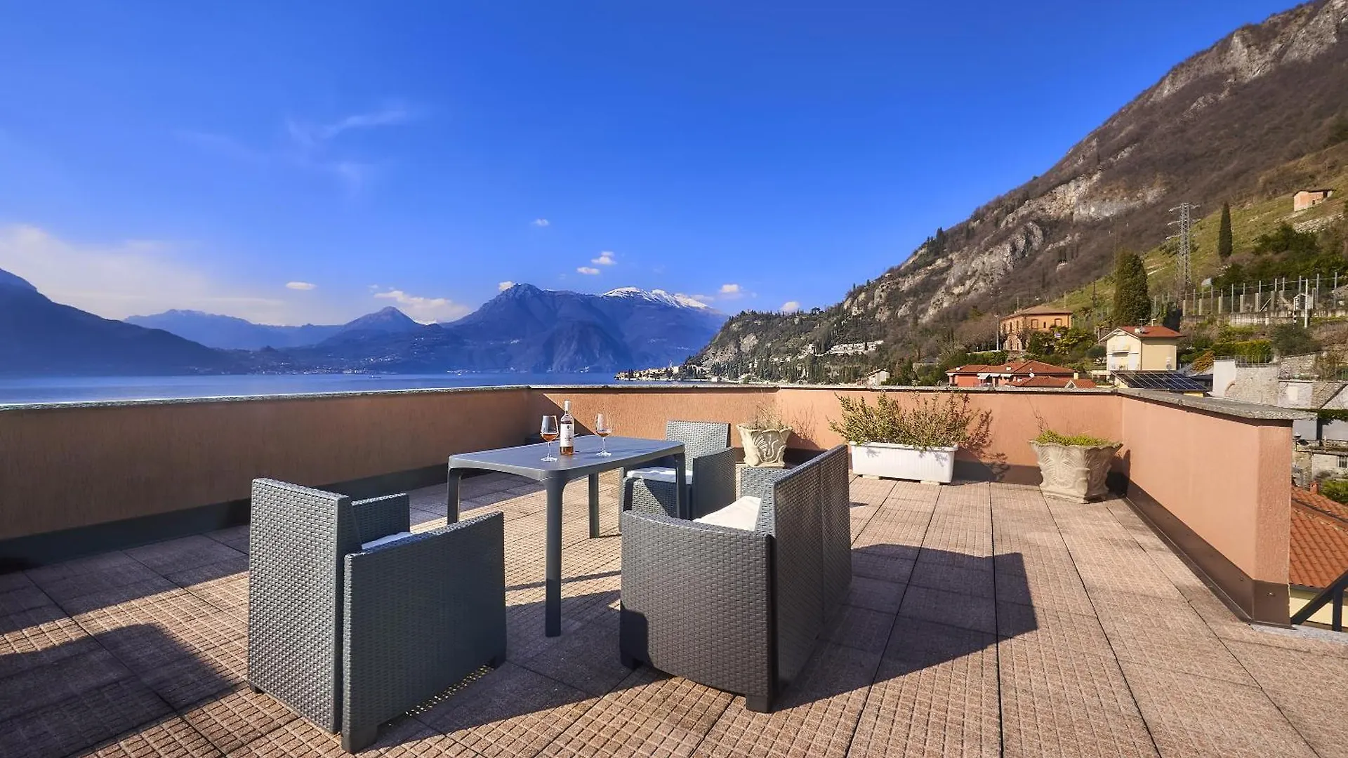 Apartment Luxury 100Mq With Private Terrace With Lake View Near Varenna Fiumelatte